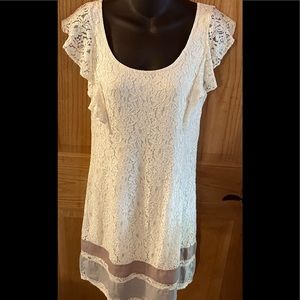 AE Cream Lace Dress S/P